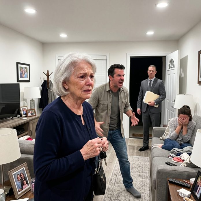I was in the living room watching TV when my son-in-law walked in, turned it off, and said, “Go to your room, old lady. This is my living room now.” My daughter looked away. I grabbed my keys and left. The next day, a man in a suit rang the doorbell.
