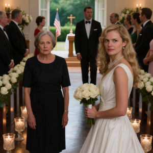 “‘What are you even doing here? You were taken off the guest list yesterday!’ my future daughter-in-law shouted right in my face in the ballroom of a Savannah estate, where I had just spent $45,000 on that big day — I only smiled, touched the family pearl necklace, and said, ‘I’ll leave right away… but first, there’s an old friend who wants to see you.’”