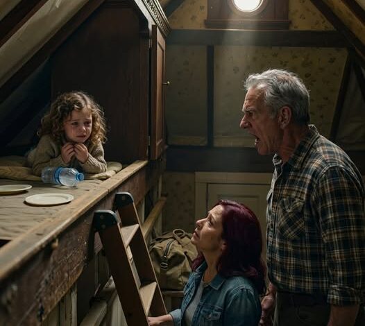 I hired a cleaner while my son and his wife were away, and an hour later she whispered, “Sir, someone is crying in the attic.” When I reached the house I once trusted him with, the pull-down ladder, the locked wooden closet, and the sound of a child trying not to sob told me one thing: whatever my son had been hiding up there was about to tear our family apart.