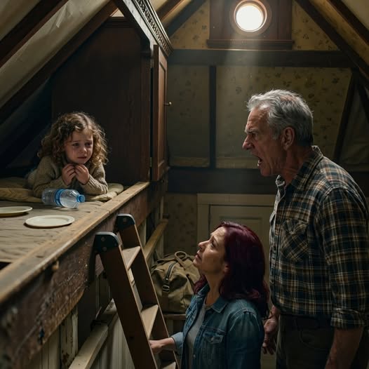 I hired a cleaner while my son and his wife were away, and an hour later she whispered, “Sir, someone is crying in the attic.” When I reached the house I once trusted him with, the pull-down ladder, the locked wooden closet, and the sound of a child trying not to sob told me one thing: whatever my son had been hiding up there was about to tear our family apart.