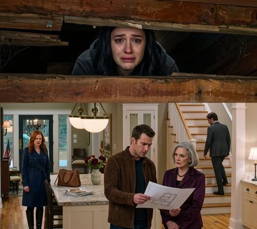 My Husband Called at Midnight and Told Me to Hide in the Attic — I Thought He Was Protecting Me Until I Looked Through the Floorboards and Saw Who He Brought Into Our House.