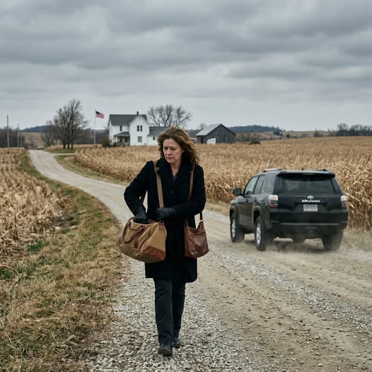 After we laid my husband to rest, my son drove me to a quiet road outside town and said, “This is where you get out. The house and the business are mine now.” I stood in the dust, clutching my bag, as he pulled away without looking back. No phone. No cash. And that’s when I realized—I wasn’t alone. I was free… but he had no idea what I’d put in place before his father passed away…