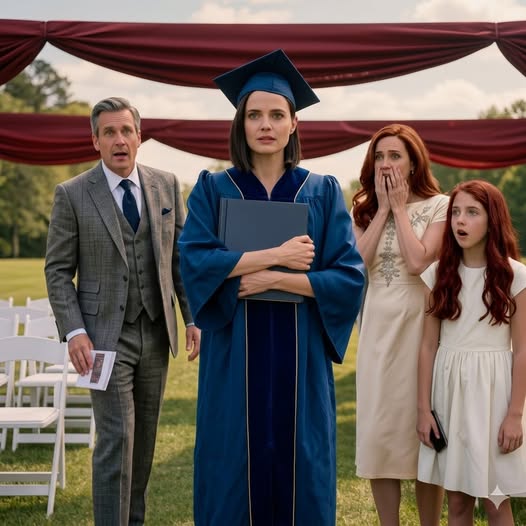 “They told me to take the bus to my Harvard graduation because they were buying my sister a Bentley,” my father said like it was the most reasonable thing in the world—but three days later, when I walked across that stage and the dean said one more sentence into the microphone, I watched his program slip from his hands and realized some silences break louder than applause.