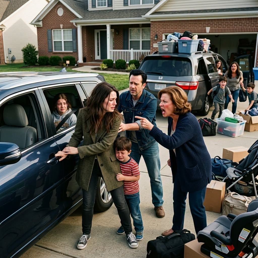 My mother-in-law announced that her lazy cousin’s family of six was moving into my house for good right after I lost my job. So I smiled, took my kids, and told her she could serve them herself.