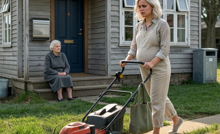 I Helped My 82-Year-Old Neighbor With Her Lawn The Next Morning, the Sheriff Knocked on My Door With a Chilling Request