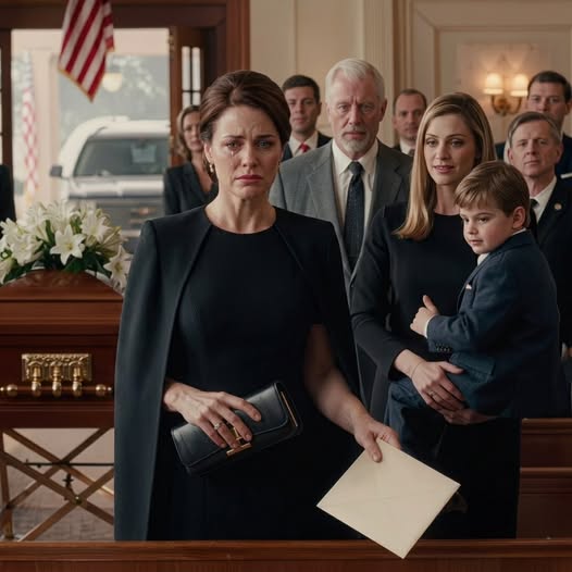 At my husband’s funeral, my sister approached me with my nephew in her arms and said in front of everyone, “This boy is your husband’s son, so I’m going to claim his father’s inheritance.” I took a breath and simply said: “How interesting.” And tried to hold back my laughter. Because my husband…