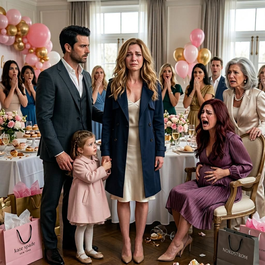 At My Sister’s Baby Shower, She Mocked Me for Being “Broke” — Then a Man Walked In With a Child and Said He Was My Husband. The Room Went Silent. – Royals