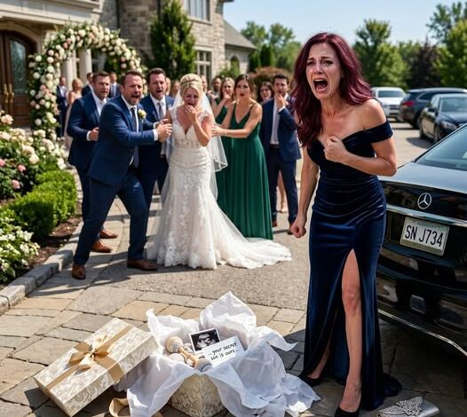 When my husband introduced me at the wedding as “just the driver,” I didn’t argue, cry, or make a scene. I smiled, set down my gift, and quietly left. Two blocks away, I parked and waited. Inside that box was the one thing no one there thought to check until it was far too late.