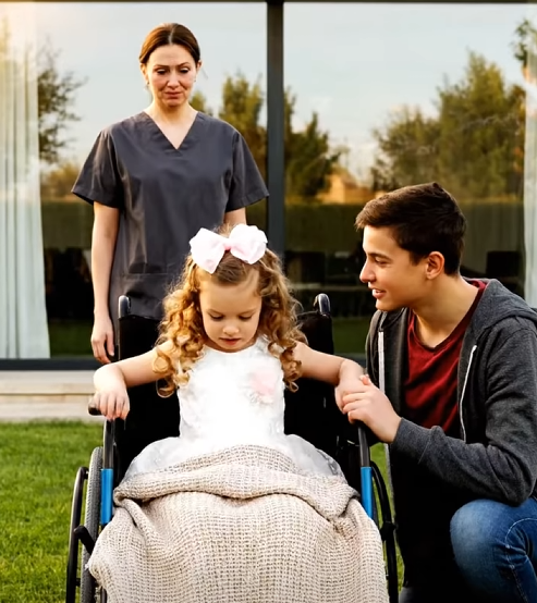 A Protective Father Rushed To Stop A Poor Boy From Touching His Daughter’s Legs Outside Their Mansion—Until He Froze As Her Toes Moved For The First Time… Unaware The Boy Was About To Reveal A Family Secret He Never Saw Coming