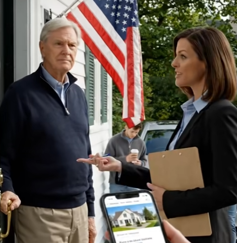 That morning, a realtor knocked to show my house. Across the street, my son-in-law leaned against a silver BMW, smirking as he texted, “The house is already ours, babe.” I pulled the deed closer and saw exactly two things wrong — the kind of wrong 27 years at the IRS would never miss.