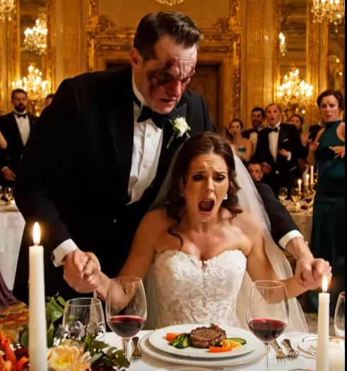At our wedding, the food was finally served—but my husband didn’t touch a single bite. “What’s wrong? Aren’t you going to eat?” I asked, confused and worried. He turned to me and said in a low voice, “Don’t eat it.” “Why?” I asked again. His face suddenly went white. “Didn’t you realize? This is…” Before he could even finish, he grabbed my hand and pulled me out of the venue.