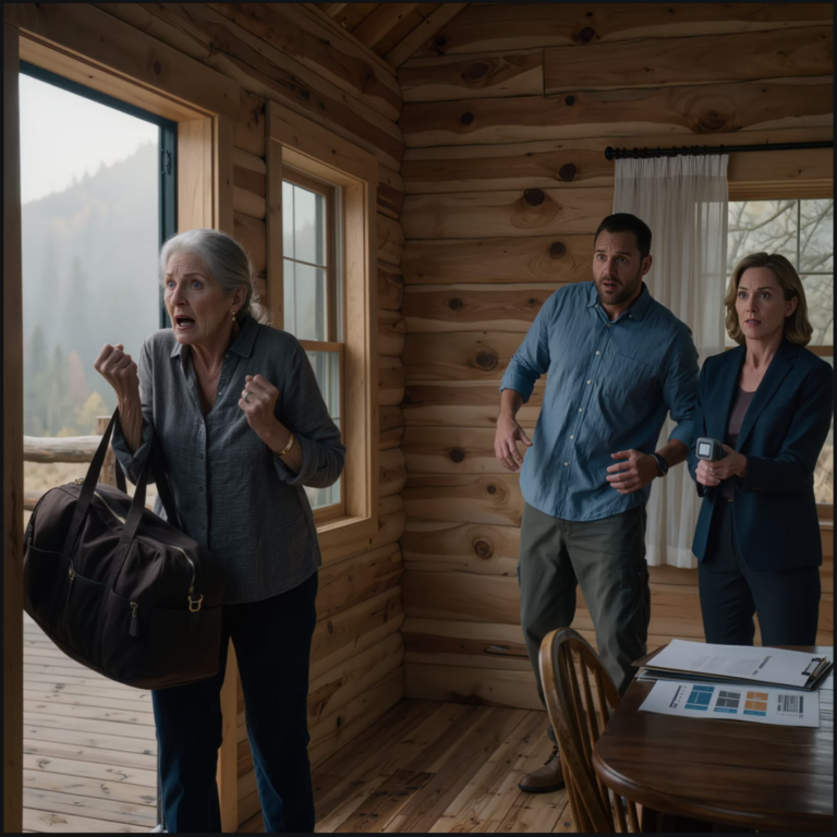 My son-in-law stood in my mountain cabin with a realtor, one hand on my dining table and a stranger’s coffee on my side table, then looked me in the eye and said, “You weren’t supposed to come up until tomorrow,” as if my arriving at my own front door had interrupted something already priced, already planned, and already meant to happen without me.